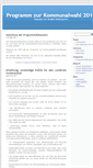 Mobile Screenshot of programm.gruene-wf.de